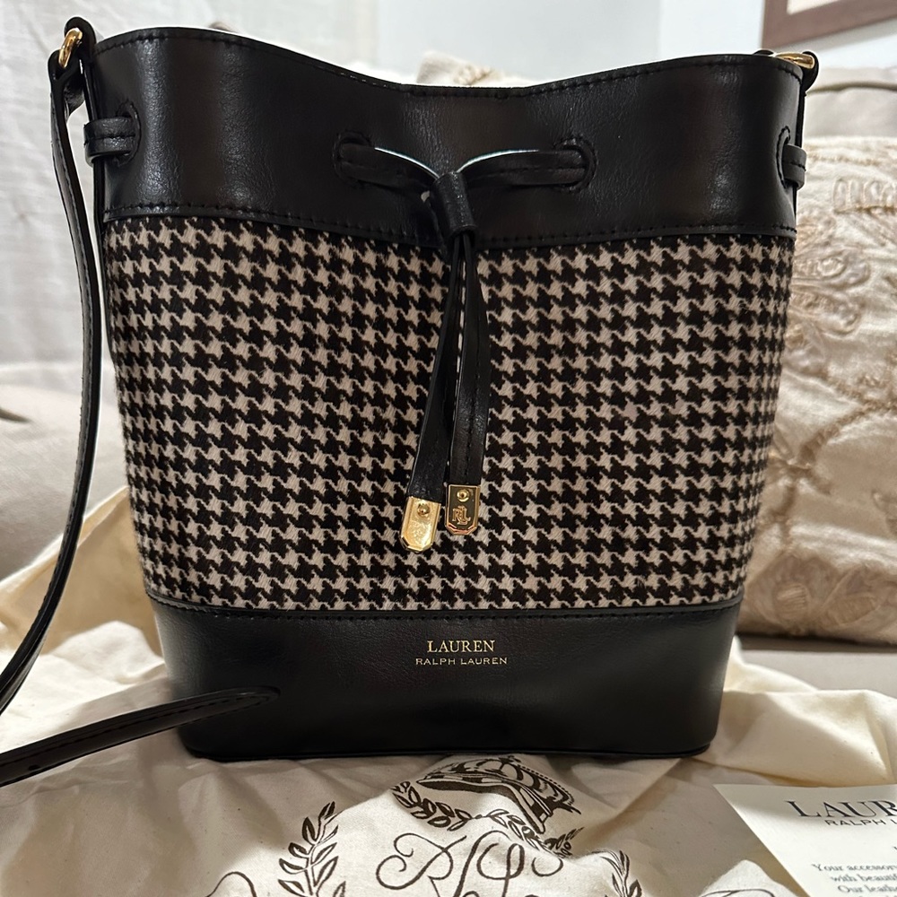 Ralph Lauren leather Bucket bag